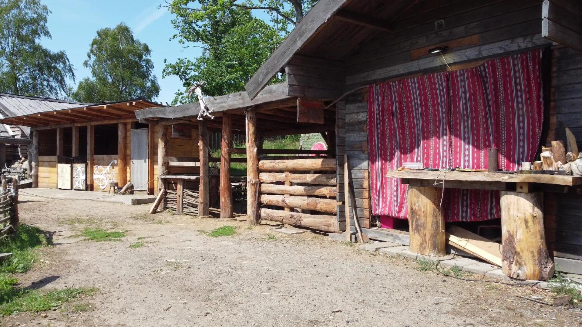 Villa Vittfarnas Vikingaby à Sosdala Extérieur photo