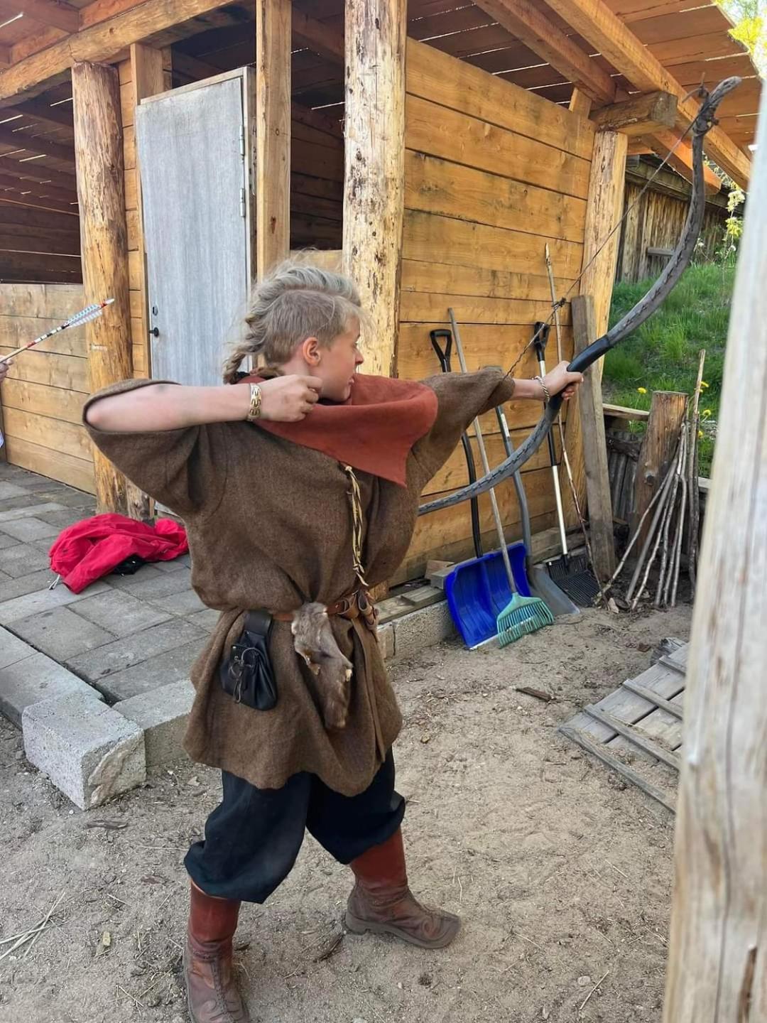 Villa Vittfarnas Vikingaby à Sosdala Extérieur photo