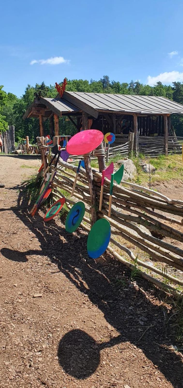 Villa Vittfarnas Vikingaby à Sosdala Extérieur photo