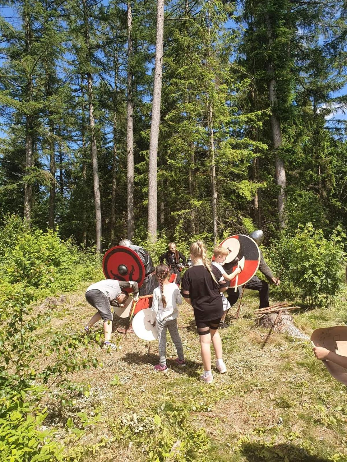 Villa Vittfarnas Vikingaby à Sosdala Extérieur photo