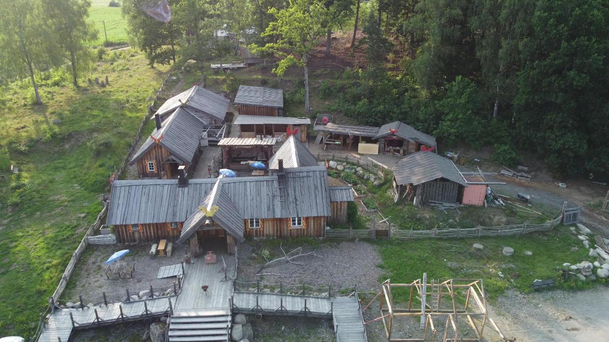 Villa Vittfarnas Vikingaby à Sosdala Extérieur photo